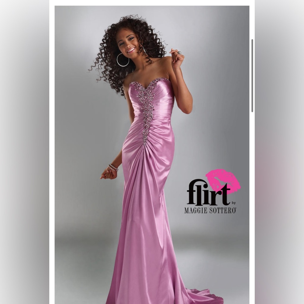 Maggie Sottero pink jeweled dress